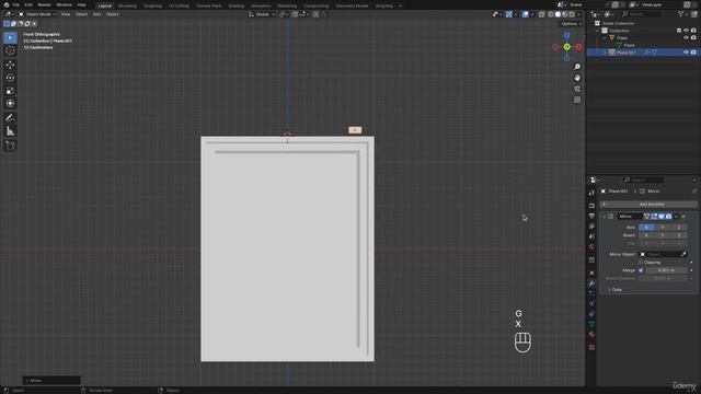 02 - 03 - Basic modeling - edit mode - create frame