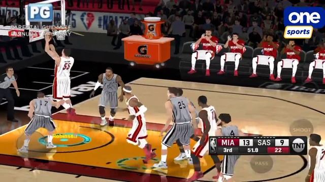 San Antonio Spurs vs Miami Heat | Full Game - NBA2K14 ANDROID MODDED TO 2K22 смотреть онлайн