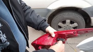 KIA SPORTAGE 2019 IV поколение - замена лампы стоп-сигнала