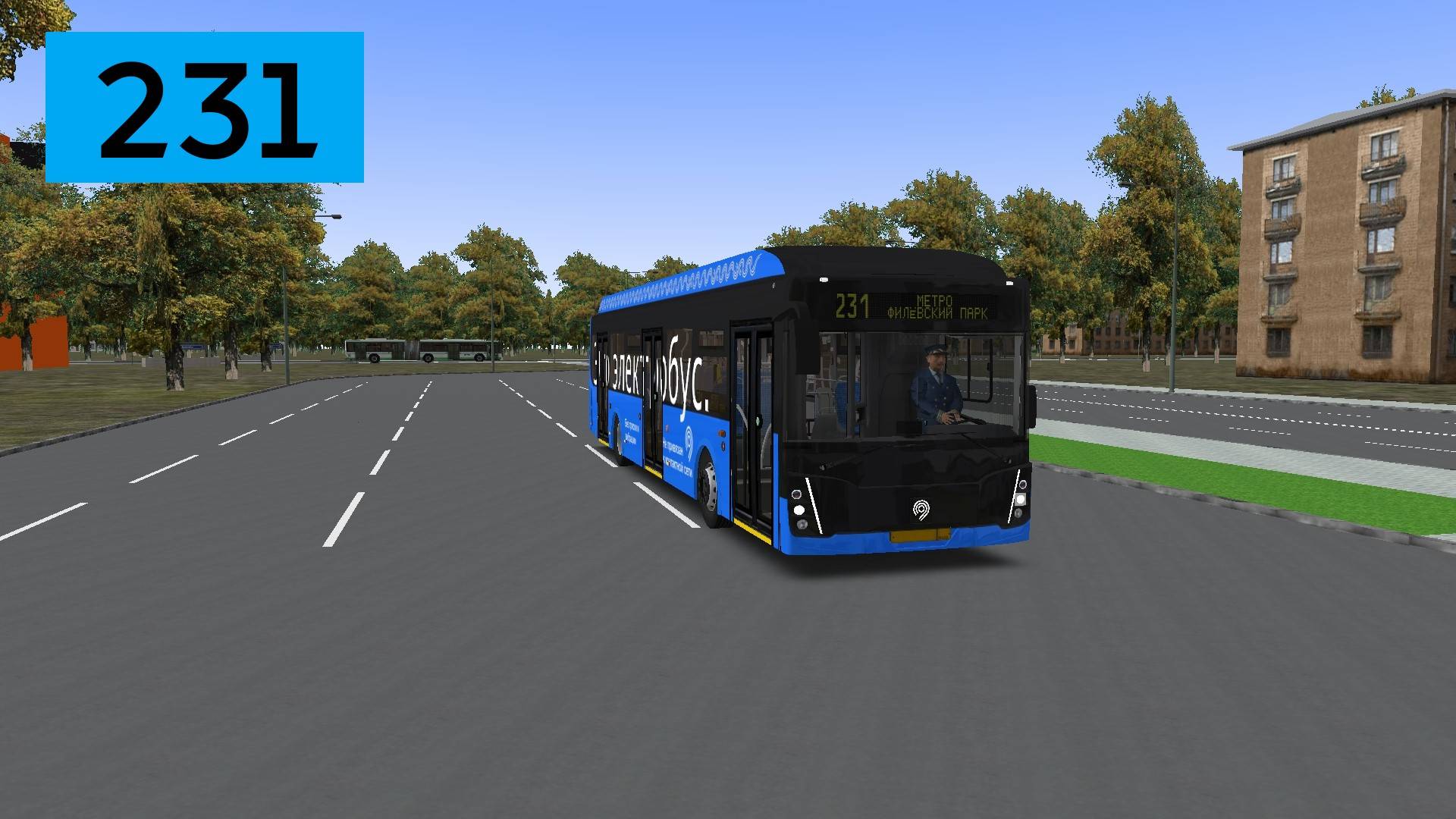 OMSI 2: Электробус №231 Беловежская улица - Метро Филёвский парк смотреть онлайн