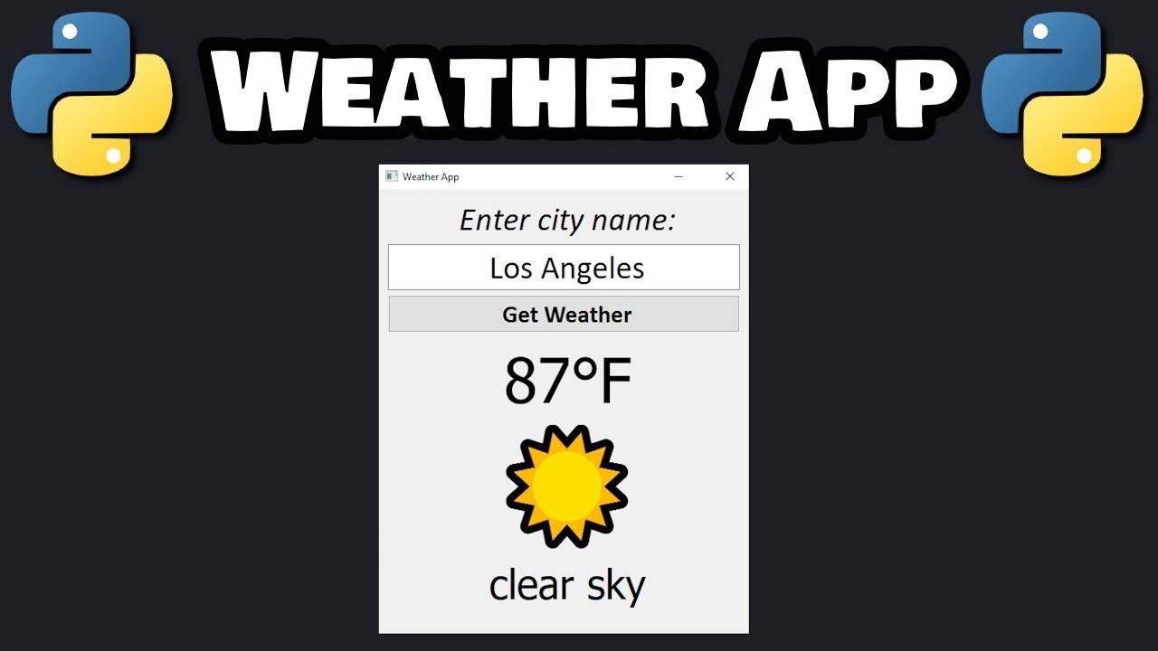 Урок №12: Python PyQt5 Давайте создадим приложение о ПОГОДЕ на Python! смотреть онлайн