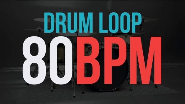 80 BPM GRUNGE DRUM LOOP - DRUM LOOPS for PRACTICE