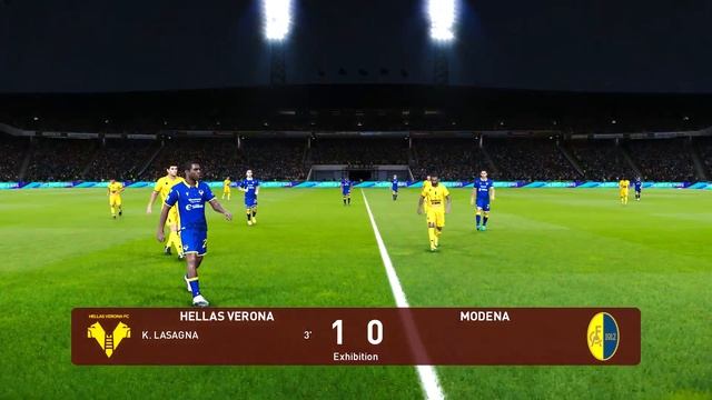 ⚽ Hellas Verona vs Modena ⚽ | Club Friendlies (29/07/2021) | PES 2021 смотреть онлайн