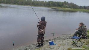 Рыбалка на Иван Озере , карась бастует,Лещ клюет