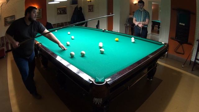 Невская пирамида - партия между Олегом и Прохором в русском бильярде смотреть онлайн