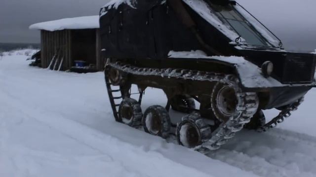 Гусеничный вездеход МИР. Испытания. К22 смотреть онлайн