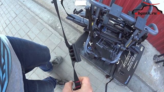 Велобагажник на заднюю дверь Peruzzo Pure Instinct Rear 3 для перевозки трёх велосипедов смотреть онлайн