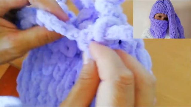 вязание балаклавы МК