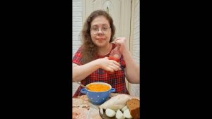 Мукбанг Ирина Рис/Рассольник и курица
