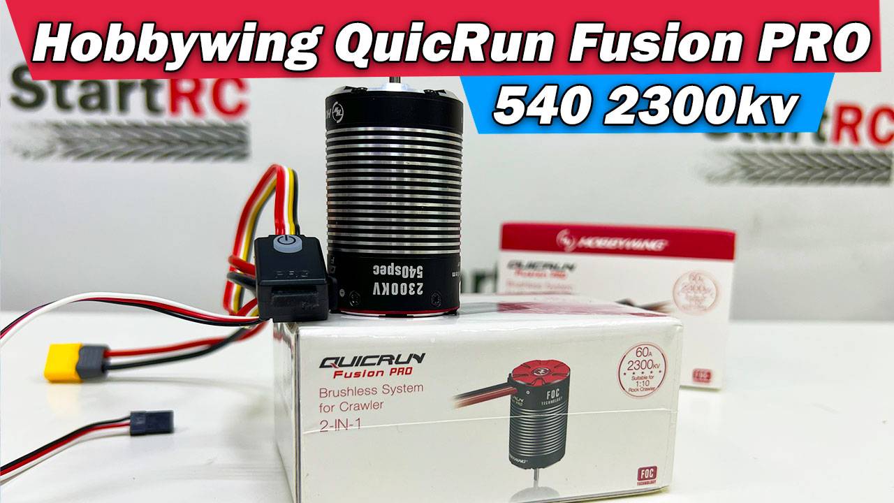 Обзор бесколлекторной системы Hobbywing QuicRun Fusion PRO 2300kv. Тест драйв