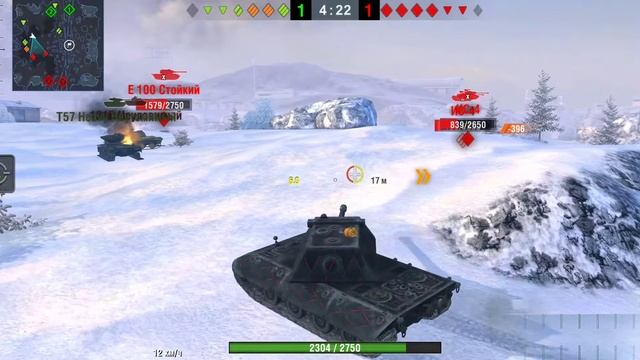 мастер на Е100. 51% процент побед.за что?World of Tanks Blitz смотреть онлайн
