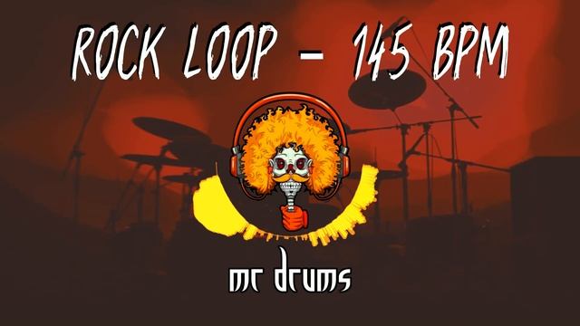 Rock Drum Loop for practicing - 145 BPM | Backing Drums смотреть онлайн