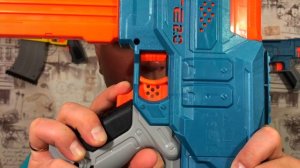 [ОБЗОР НЁРФ] Nerf Elite 2.0 Turbine CS-18 Распаковка, тестовая стрельба! Нёрф обзоры на русском 🎬