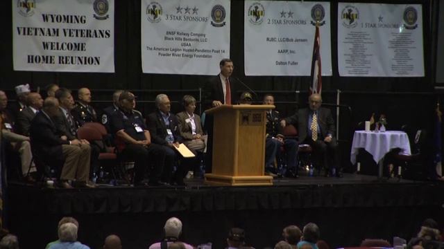 Senator John Barrasso - Wyoming Vietnam Veterans Welcome Home смотреть онлайн
