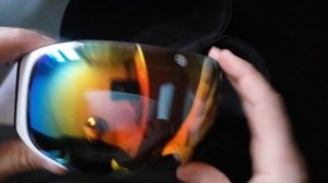 Горнолыжная маска с линзами на магнитах Dragonfly DF15. Горнолыжная маска со сменными линзами