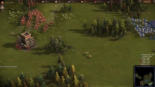 Cossacks 3 - 3v3 Ukranian Power смотреть онлайн
