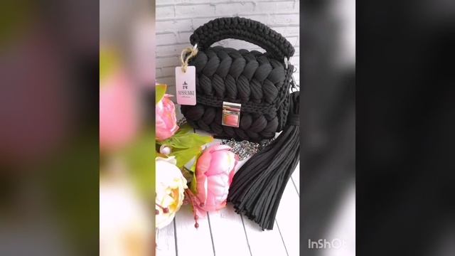 Сумочка "Зефирка" из трикотажной пряжи смотреть онлайн