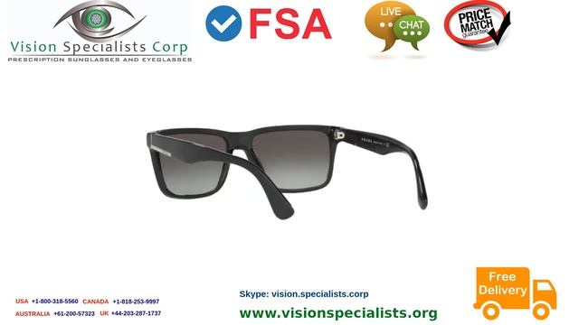 Prada 0PR 19SS Sunglasses 1AB0A7 смотреть онлайн