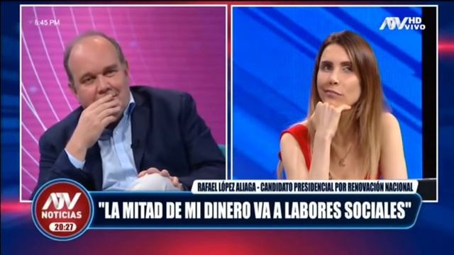 Rafael Lopez Aliaga destruye a una desubicada Juliana Oxenford смотреть онлайн