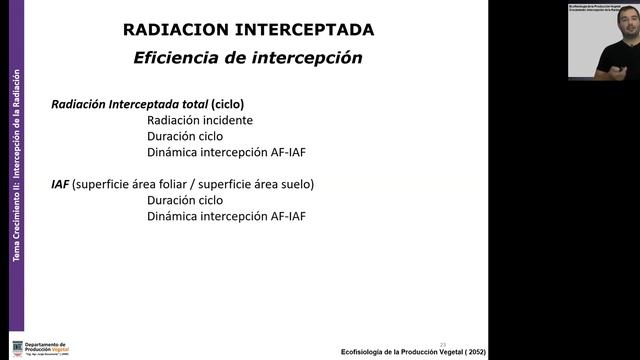 Ecofisiología de la Producción Vegetal. Clase Crecimiento II. PhD Guillermo Balboa FAV UNRC смотреть онлайн