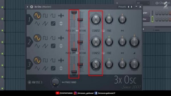How to make Powerful Sub bass in FL Studio using stock plugin 3xOsc | Synth Studio's