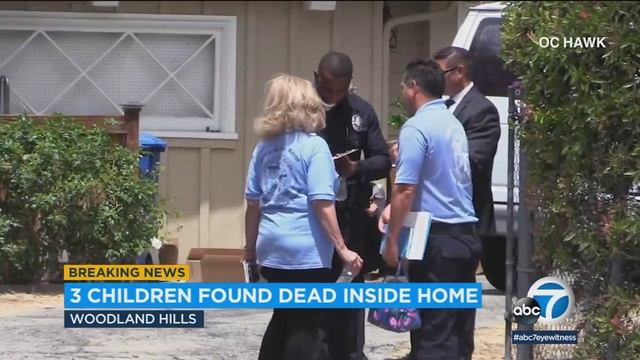 3 children found dead inside San Fernando Valley home, mother questioned by LAPD | ABC7 смотреть онлайн