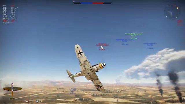 Bf.109К-4 - Последняя надежда Luftwaffe - War Thunder смотреть онлайн