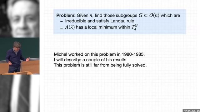 Slava Rychkov - Louis Michel and the Renormalization Group смотреть онлайн
