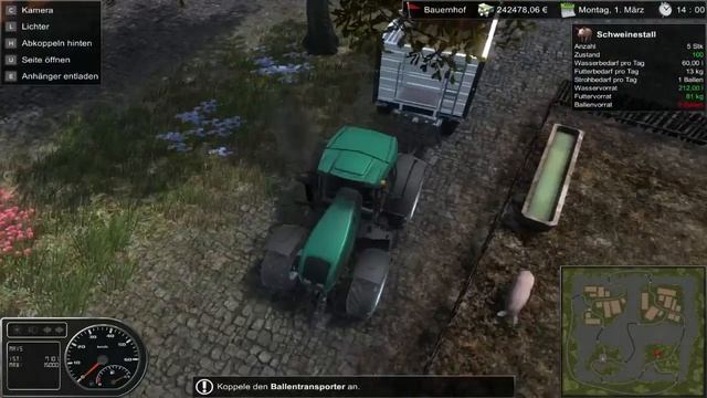 Let´s Test: Professional Farmer 2017 #02 Tierhaltung und Anhänger-Bug смотреть онлайн