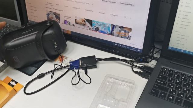 Обзор и инструкция HDMI VGA адаптера со звуком 3.5 jack смотреть онлайн