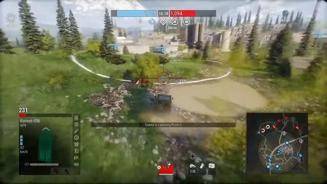 Armored Warfare PS4 - Global Ops - Map Narrows - Konet-EM смотреть онлайн