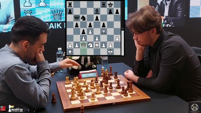Armenia no.2 takes on German no.1 | Haik M. Martirosyan vs Vincent Keymer | Satty Zhuldyz Blitz смотреть онлайн
