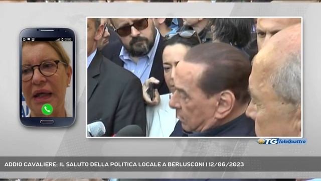 ADDIO CAVALIERE: IL SALUTO DELLA POLITICA LOCALE A BERLUSCONI | 12/06/2023 смотреть онлайн