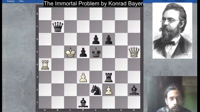 HOW TO CHECKMATE WITH A PAWN ? | THE IMMORTAL CHESS PROBLEM | KONRAD BAYER (1850s) смотреть онлайн