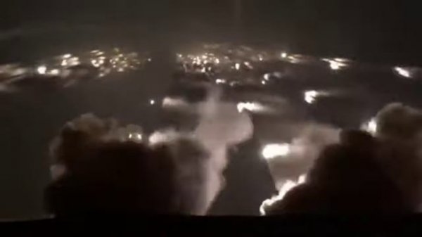 Ночной залп  РСЗО