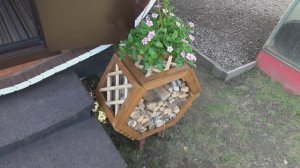 Дровница для баньки моими руками.