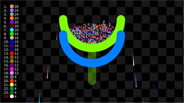 Survival Marble Race 2 In Algodoo