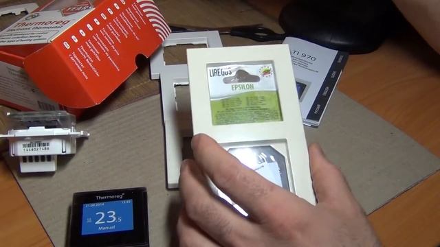 Терморегулятор Thermoreg TI-970 (Швеция),подбор,переделка рамки Jung, Schneider Electric, Gira смотреть онлайн