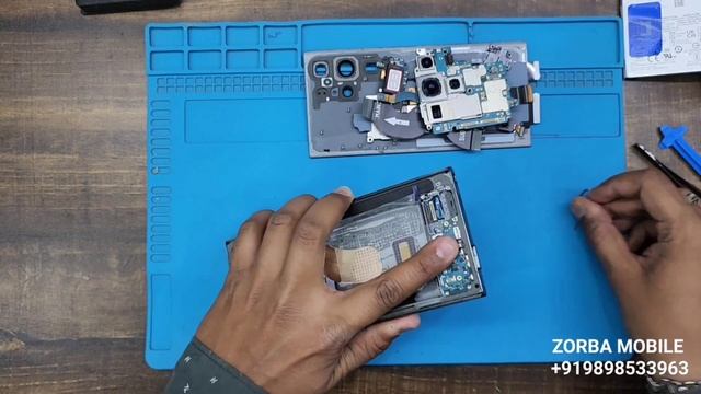 Samsung S23 Ultra Glass Replacement Full Prosess. S23ultra Display Glass Change.world First. Zorba