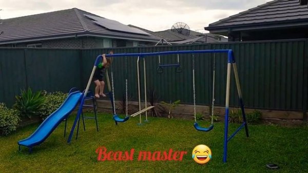 Our Backyard Beast Master Challenge 🏃♂️💪