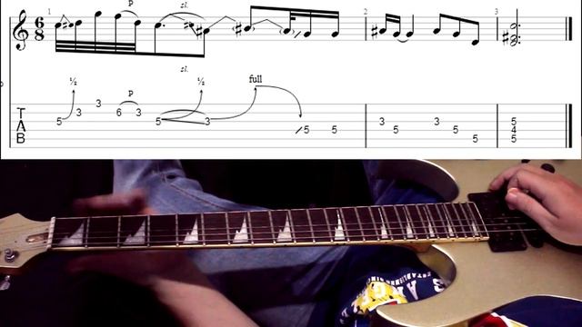 Texas Блюз. Lick SRV с двойным бендом в G. Разбор с табами. смотреть онлайн