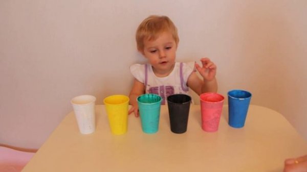 Учим цвета в 1 год 5 месяцев