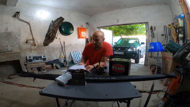 Unboxing на Madcat и Penn Spinfisher - въдица и макара за сом