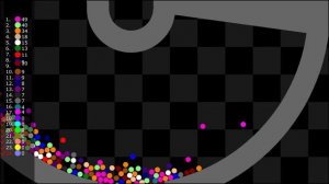 Survival Marble Race 3 in Algodoo