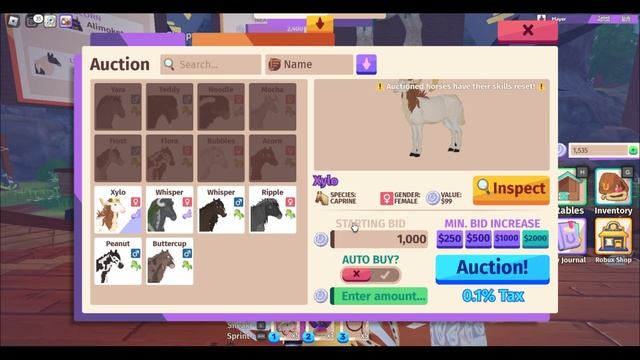 Аукцион! Заработай МНОГО Подков! Horse Life roblox смотреть онлайн