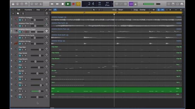 Делаем бит в стиле R&B в Logic Pro X [#ИзиБит] смотреть онлайн