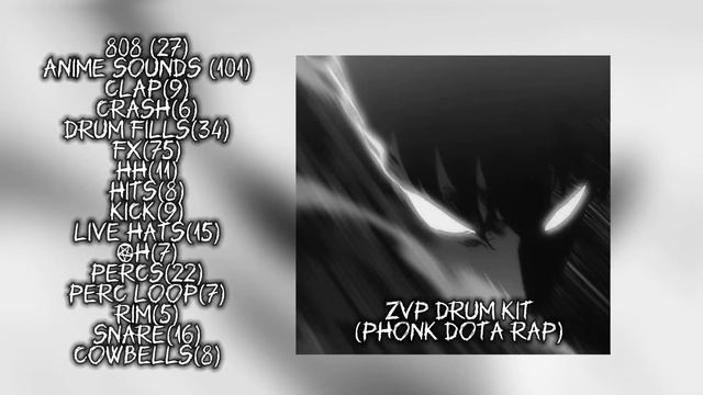 PHONK DRUM KIT | DOTA RAP DRUM KIT - “zvp Vol 1”
