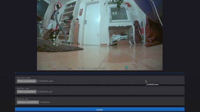 DJI FPV DVR Aufnahme mit Betaflight OSD Elementen смотреть онлайн