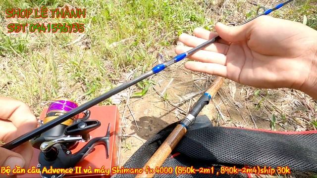 Bộ cần câu máy Shimano FX 4000 và Cần Advence II giá sinh viên Chỉ 850k смотреть онлайн