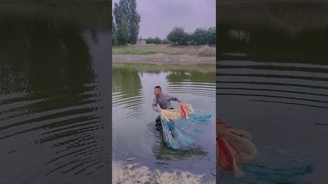 New Primitive Technology FISH TRAP with Fishing SR #short смотреть онлайн